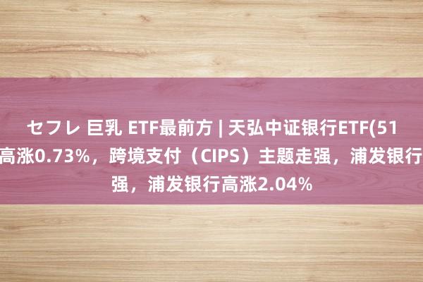 セフレ 巨乳 ETF最前方 | 天弘中证银行ETF(515290)早盘高涨0.73%，跨境支付（CIPS）主题走强，浦发银行高涨2.04%