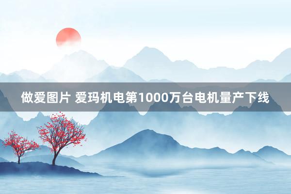 做爱图片 爱玛机电第1000万台电机量产下线